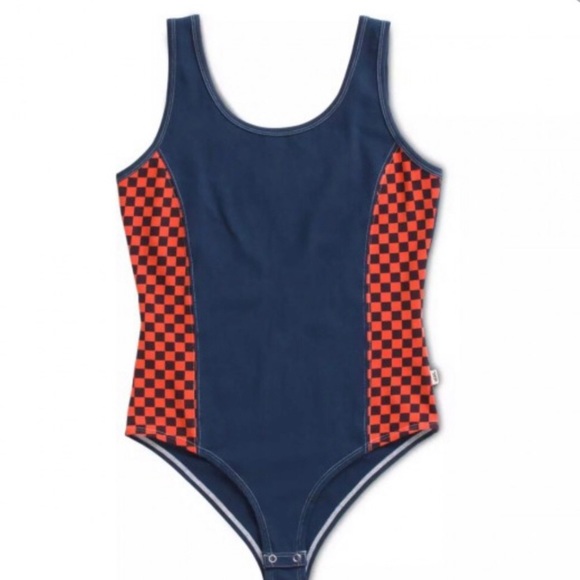 Vans Blue and Red Checker Board Body Suit New With Tags - Picture 3 of 8